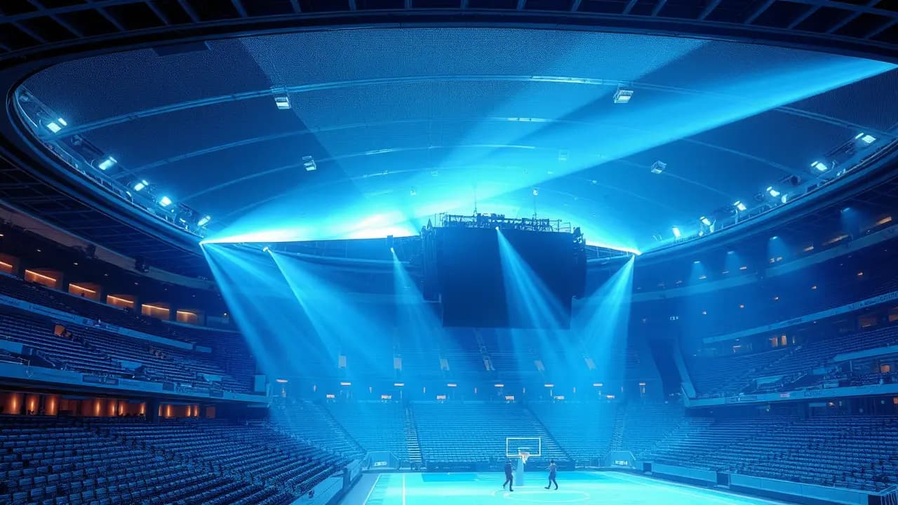 AXIOM Advanced kinetic venue environment spatial conversion architecture structural elements